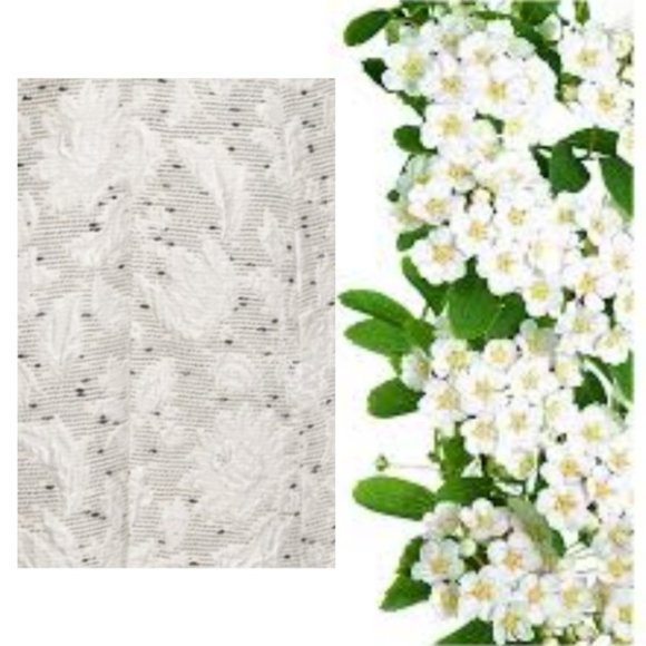 °$3.700 OSCAR DE LA RENTA GORGEOUS SILK MIX FLORAL IVORY BLACK COAT 6 - Picture 4 of 6